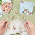 thumbnail image 3 of Alloy+Enamel 24 Pcs Cake Theme Stitch Markers Enamel Alloy Crochet Stitch Marker Charms Lobster Claw Clasps Locking for Knitting Weaving Sewing Jewelry Making, 3 of 9