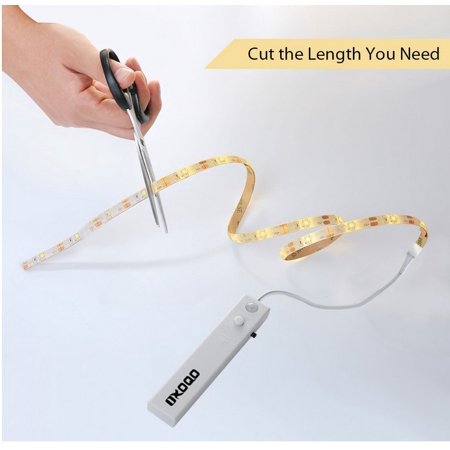 Battery Powered Led Strip Lights Flexible Motion Sensor Closet