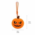 thumbnail image 2 of Halloween Mini Pumpkin Plush Toys, Cute Stuffed Pumpkin Ornament Hanging Charm, Festive Halloween Decorations for Party and Holiday Gift for Boys Girls, Collectors and Plush Lovers, E, 2 of 5