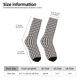 thumbnail image 2 of Balery Houndstooth Black And White Calcetas Largas con Estampado para Hombre y Mujer – Suaves y Transpirables, Talla Única (US 5-11), 2 of 6
