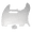 Silver, variant on LOOKSEVEN 8 Hole Guitar Pickguard Scratch Plate for Tele/Telecaster - Gold/Silver Mirror-Gold