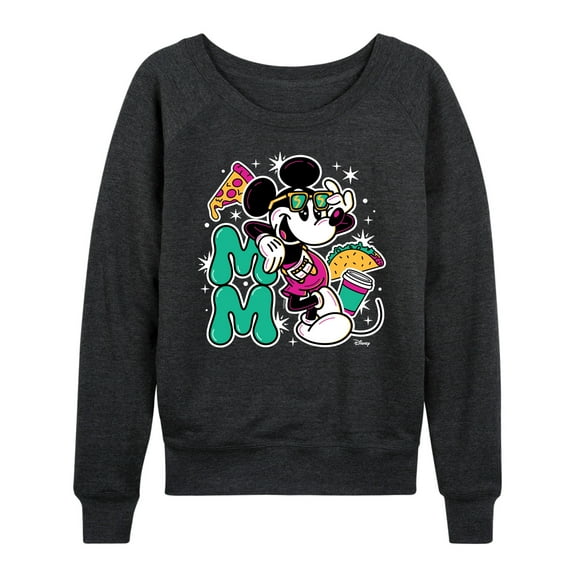 Disney - Mickey Mouse Sunglasses - Women's Lightweight French Terry Long Sleeve Shirt