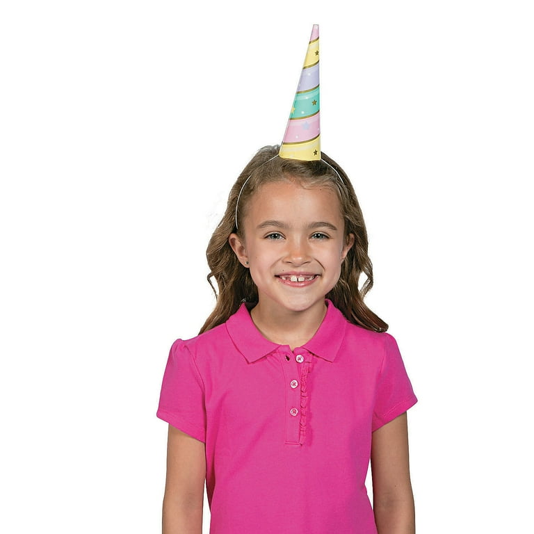 Unicorn Sparkle Unicorn Horn Party Hats, Party Supplies, Pieces