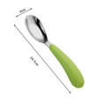 thumbnail image 5 of Cubiertas para niños con mango de silicona - Cubiertos seguros para niños - Utensilios para niños pequeños - Cucharas para bebés - Cubiertos de acero inoxidable (4 piezas), 5 of 5