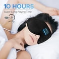 thumbnail image 6 of 3D Sleep Mask with Bluetooth Headphones,Sleep Headphones Breathable Sleeping Headphones for Side Sleepers Best Gift and Travel,Pink, 6 of 7