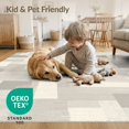 thumbnail image 4 of ODIKA 8'x10' Washable Area Rug Extra Minimalist Contemporary Asymmetrical Scattered Shapes Large for Dining Room, Office, Lounge, Non-Slip Chair-Friendly Mat, 4 of 7