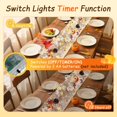 thumbnail image 4 of Guvpev 6FT Fall Garland with Lights, Artificial Autumn Maple Leaf Garland with Pumpkin, Berry & Pine Cone, Fall Hanging Vine Thanksgiving Decorations for Mantel, Front Porch, Indoor Outdoor Decor, 4 of 7