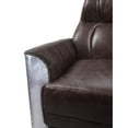 thumbnail image 2 of ACME Brancaster Accent Chair in Espresso and Aluminum, 2 of 5
