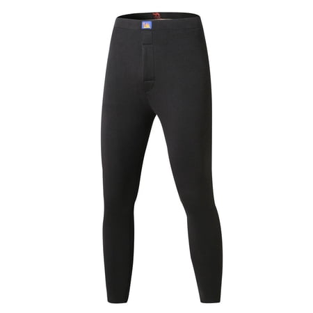 hoksml Big and Tall Men s Thermal Underwear Base Layer Plush Fleece Lined Stretch Pants Snug Fit Winter Warm Long Johns for Cold Weather XL-5XL