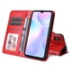 thumbnail image 2 of Funda tipo cartera GANGXUN para Xiaomi Redmi 9A , diseño girasol, cuero PU, soporte, cierre magnético, tarjetero, 2 of 5