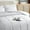 White, variant on White Twin Size Comforter Set - 5 Pieces, Bed in a Bag Bedding Sets with All Season Soft Quilted Warm Fluffy Reversible Comforter,Flat Sheet,Fitted Sheet,1 Pillow Shams,1 Pillowcases