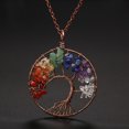 thumbnail image 3 of Guardurnaity Collar de árbol de la vida de 3 uds., colgantes colgantes elegantes y elegantes, conjunto de collares de cristal, regalos del Día de San Ropa, zapatos y accesorios Miscelánea Guardurnaity AP009462-00, 3 of 6
