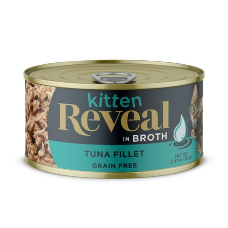 UPC: 0886817008107 | Reveal Natural Wet Kitten Food Tuna Fillet in Broth 12 x 2.47oz Cans