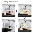 thumbnail image 5 of Yayeee Faucet Mat for Kitchen Sink 30" Diatomite Long Splash Guard Pad, Lush Greenery, 5 of 7