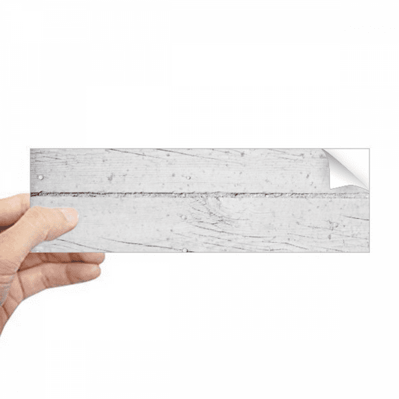 White Wood Floor Rough Wallpaper Texture Rectangle Bumper Sticker Notebook Window Decal