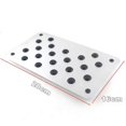 thumbnail image 4 of Aluminum alloy Car Non-slip Plate Carpet pedal Floor Mat, 4 of 5