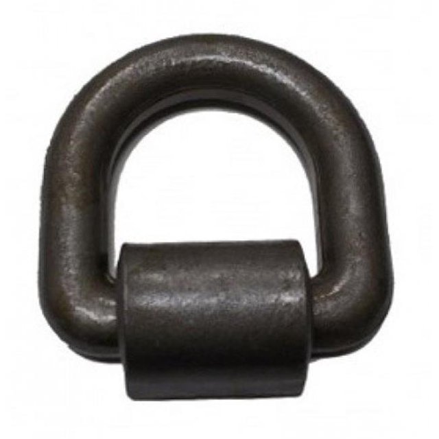 Anneau en D 0.5 Po. à Souder avec Capuchon - 8 Pcs