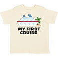 thumbnail image 3 of Inktastic My First Cruise with Cruise Ship and Palm Trees Boys or Girls Toddler T-Shirt, 3 of 5