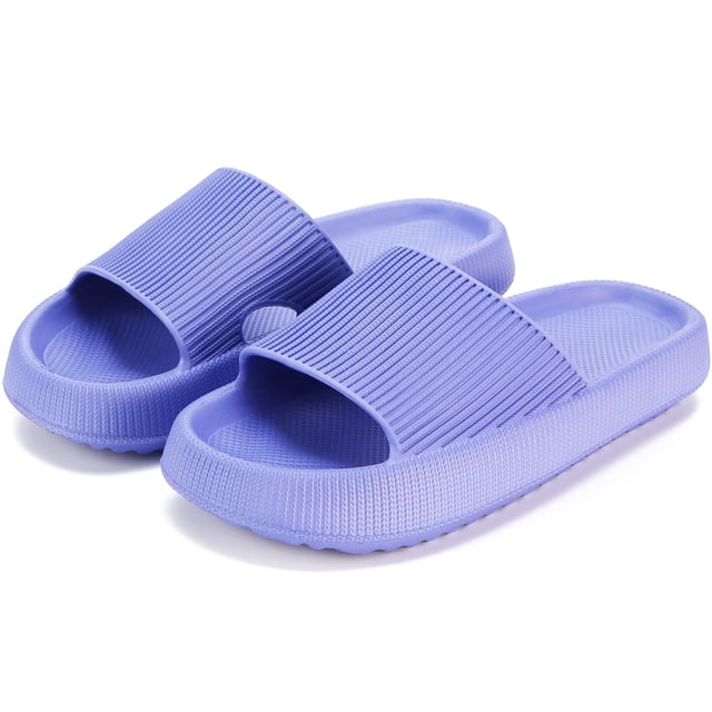 Zapatillas Rosyclo Cloud Lavender, suela suave y antideslizante de 4 cm