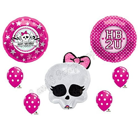 MONSTER HIGH Skullette HB2U Birthday Party Mylar Balloon Decorations Supplies