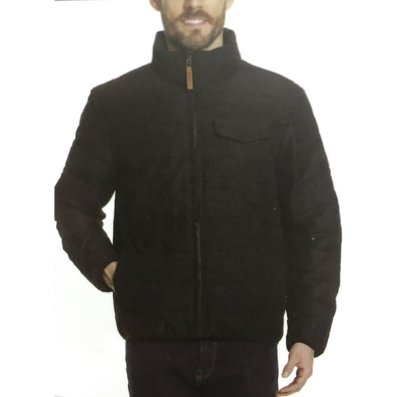Gerry Men's Quilted Bearwood Workwear Full Zip Jacket, Black XXL - NEW