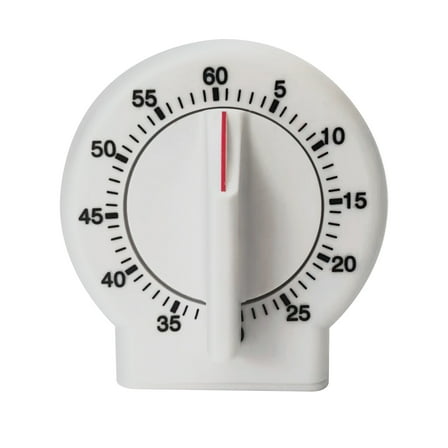 White Countdown Timer