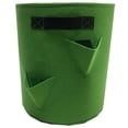 thumbnail image 1 of Bolsa de cultivo de plantas de fresa, jardín de la casa, portátil, flor de patata, maceta, maceta, verde, 30x35cm, 6 agujeros Vogacara HA6255-02B, 1 of 6