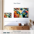 thumbnail image 4 of Elephant Stock Man And Woman Abstract Wall Art - Horizontal Canvas Wall Art - Living Room Wall Decor - People Canvas - Yellow And Orange Decor - 12" x 8", 4 of 8