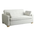 thumbnail image 4 of Serta Monroe Modern Convertible Sofa with Queen Size Sleeper, Oyster Woven Fabric, 4 of 16