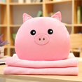 thumbnail image 1 of Recién llegado, manta de escritorio tres en 1, tigre, animales de peluche, almohada de vaca, almuerzo, oficina, aire acondicionado, almohada cálida zhangmengya LED, 1 of 2