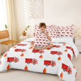 thumbnail image 3 of Erosebridal Fire Truck Twin Bedding, Firefighter Bedding Comforter Set, Blue Night 7-Piece, 3 of 6