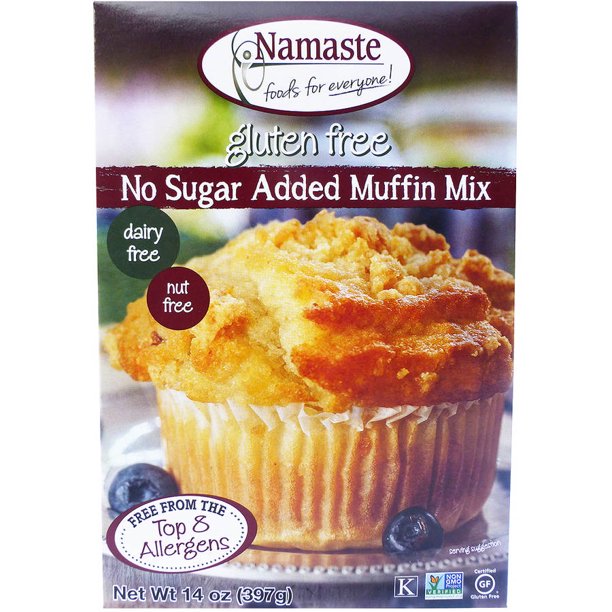 Namaste Foods GlutenFree Muffin Mix, 14 oz (Pack of 6)