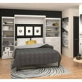 thumbnail image 2 of Bestar Pur Lit Escamotable Grand Rabattable Mural et 2 Unités de Rangement avec Tiroirs (126”) - Offert en 2 Couleurs, 2 of 11