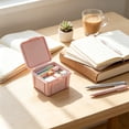 thumbnail image 5 of Stackable Desktop Storage Box with Buckled Lid, Mini Plastic Organizer for Office Stationery, Compact Decorations for Holiday Desk Setup, Topliu, 5 of 6