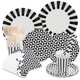 thumbnail image 1 of Billuyoard Juego de vajilla desechable con taza de toalla de papel, vajilla de un solo para fiesta de bodas y cumpleaños, Kit surtido de servilletas, Kits de decoración para fiestas Billuyoard HA008248-00, 1 of 6