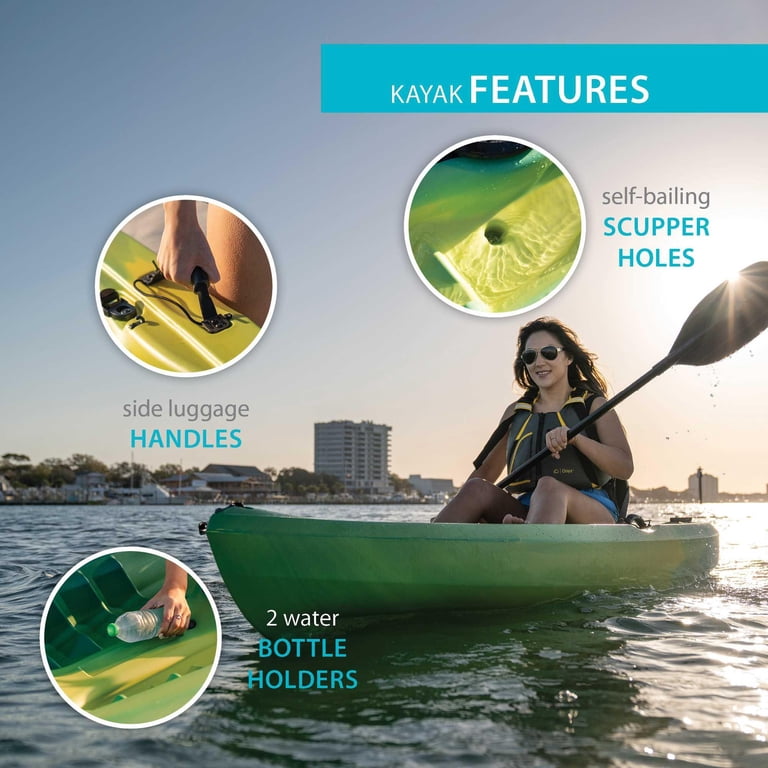 Lifetime Tamarack 100 Sit-On-Top Kayak, Lemongrass Fusion - 91067