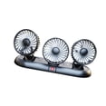 thumbnail image 4 of Ventilador de circulación de aire para coche, 5 V, plegable, portátil, de cabezales, para camión, SUV, salpicadero de coche, 4 of 9