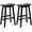 Black, variant on YRLLENSDAN Counter Height Bar Stools Set of 2, 30 Inch Backless Barstools 2 Set Wooden Farmhouse Kitchen Counter Stools for Kitchen Counter, Black