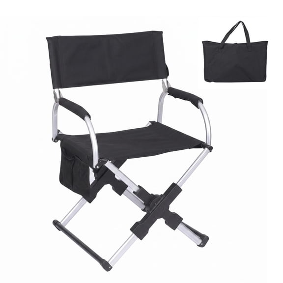 Abbraccia Camping Chair Outdoor Chair Folding Director Chair Stable Aluminum Alloy Frame for Adults Camping Hiking