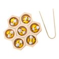 thumbnail image 3 of Juguete de habilidad fina de madera, juguetes educativos, juguetes de clasificación de madera Montessori para niñas y niños pequeños regalos de Amarillo Hugo juguetes educativos, 3 of 10