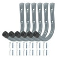 thumbnail image 4 of Wall Brackets Hanger Garage Storage Tool Hooks Pack of 6 Garage Hooks J Type, 4 of 6