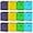 Sky Blue, Green, Yellow, Dark Blue, variant on 12 Pcs Cube Storage Bin 11'' Collapsible Storage Cubes for Classroom Foldable Cube Storage Organizer Bins Fabric Bins Storage Basket Fabric Cubby Boxes for Shelf(Beige)