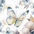 thumbnail image 2 of Pinto, Patricia 26x26 White Modern Wood Framed Museum Art Print Titled - Butterfly Beauty II, 2 of 4