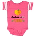 thumbnail image 3 of Inktastic Jacksonville Florida Orange in Heart Boys or Girls Baby Bodysuit, 3 of 5