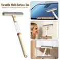 thumbnail image 5 of 2 In 1 Window Screen Cleaning Brush With Squeegee Stretchable Screen Cleaner Tool For Patio Porch Kitchen Screens(Khaki-54Cm), 5 of 6