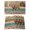 Duck green, variant on Placemats 1 Pack, Western Texas Star Retro Woven Placemat, Linen Place Mats for Kitchen/Dining Tables, Country Farmhouse Light Blue Brown Wooden Washable Table Mats for Party