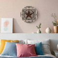 thumbnail image 3 of Wall Clock Barn Star Retro Clocks PVC Silent Non-Ticking Battery Operated Decorative Berry Black Buffalo Plaid Round Clock for Home Living Room Kitchen Bedroom Office School Wall Decor 14 Inch, 3 of 9