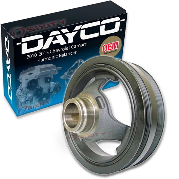 Dayco Engine Harmonic Balancer compatible with Chevrolet Camaro 6.2L V8 2010-2015