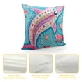 thumbnail image 4 of Leisuo Throw Pillow Covers Indoor Soft Decorative Zippered Pillow Cover for Couch white, 4 of 5