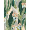 thumbnail image 2 of Vess, June Erica 19x24 Gold Ornate Wood Framed with Double Matting Museum Art Print Titled - Floral Impulse I, 2 of 4